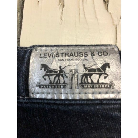 Levis Denim Leggings Infant Girls 1-2yrs Used Butterfly Pockets - Picture 8 of 9